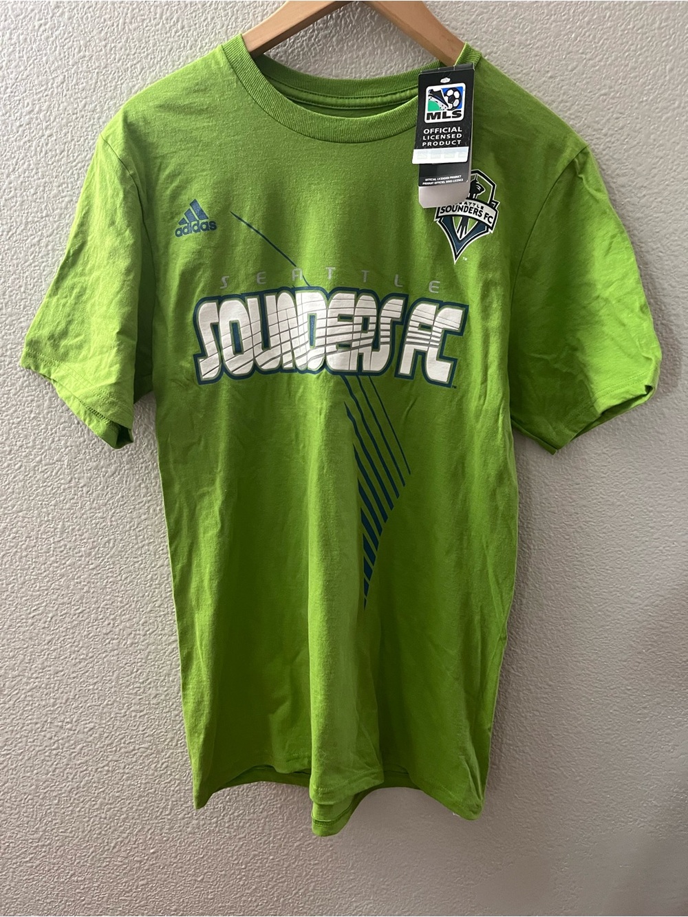 Adidas Seattle Sounders Soccer Cotton Graphic Tee Size Medium Unisex